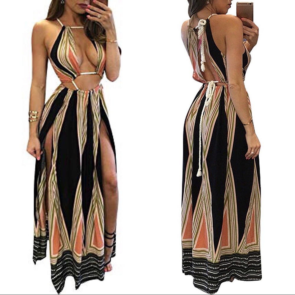 BiuBiu Festival Beach Dress Swim Cover Size Small